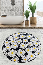 Mijölnir Primula Djt Alfombrilla de baño Multicolor 80 cm